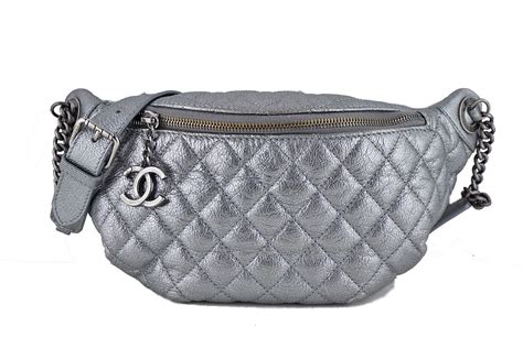 chanel fanny pack silver|Chanel fanny pack cheap.